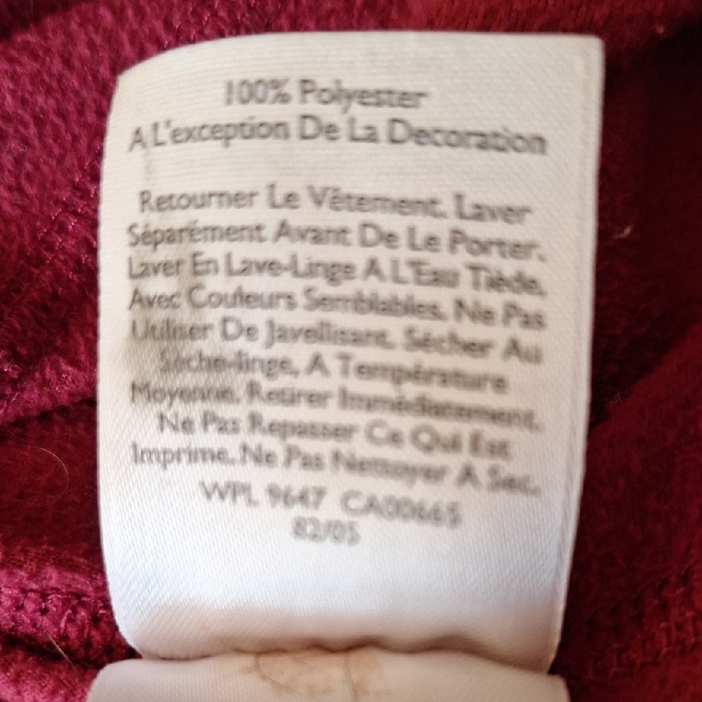 Eddie Bauer First Ascent Maroon Quarter-Zip Pullover Size XL - Picture 9 of 10